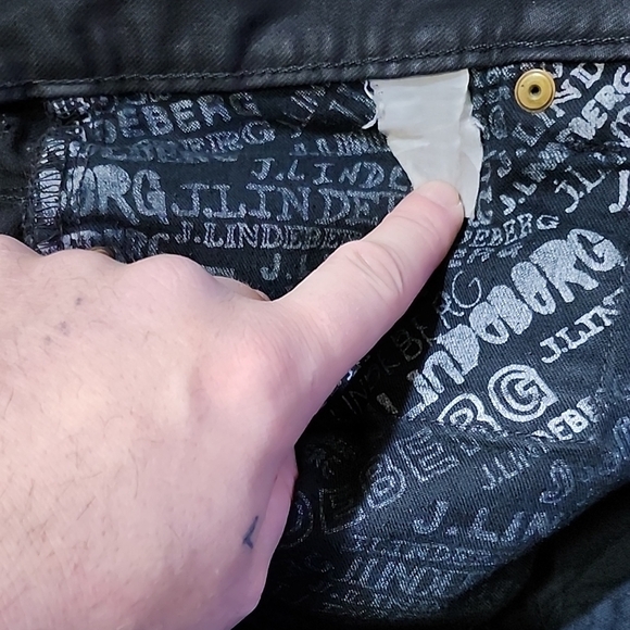 J.Lindeberg Men's Black Straight Jeans - Picture 7 of 10